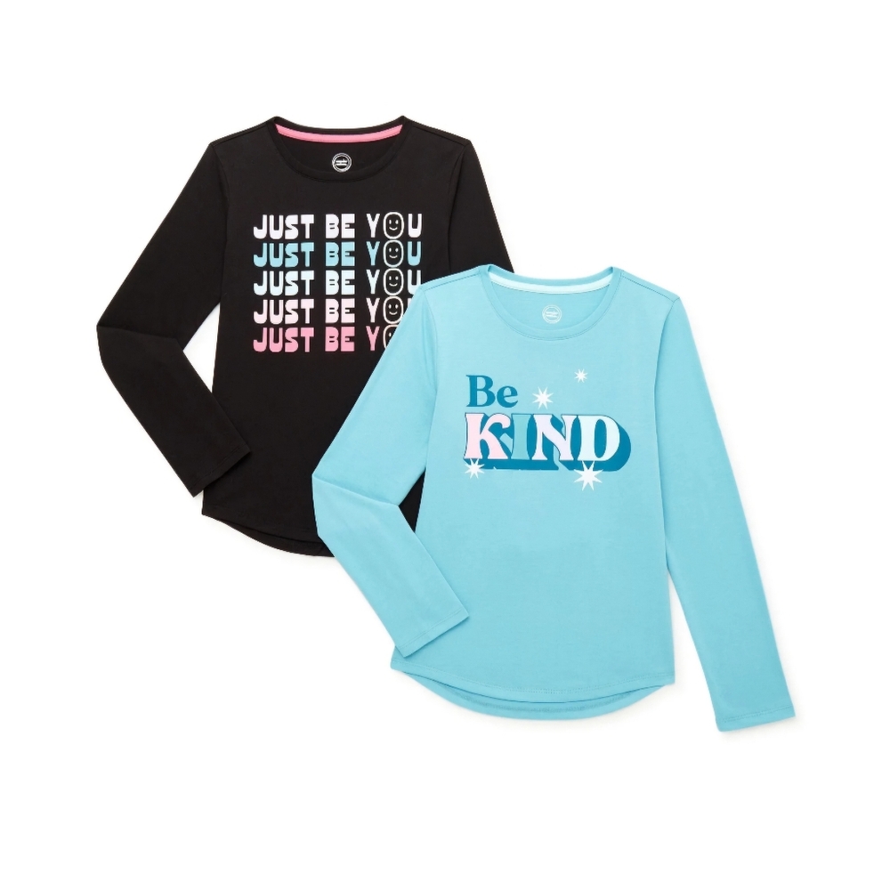 NWT WONDER NATION Girls Long Sleeve Tee XXL 18 Plus